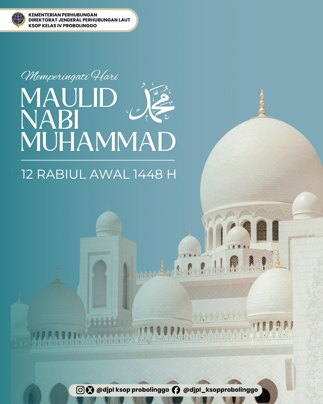 Selamat Memperingati Maulid Nabi Muhammad SAW 1448 H.
